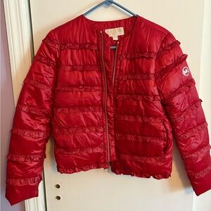 Michael Kors Red puffer Jacket